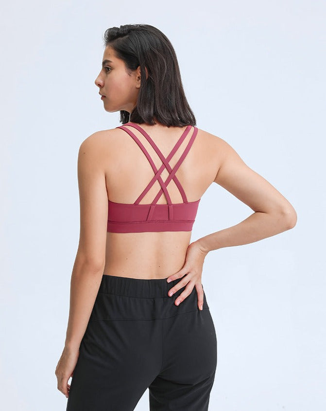 Radiant Criss Cross Back Bra Top