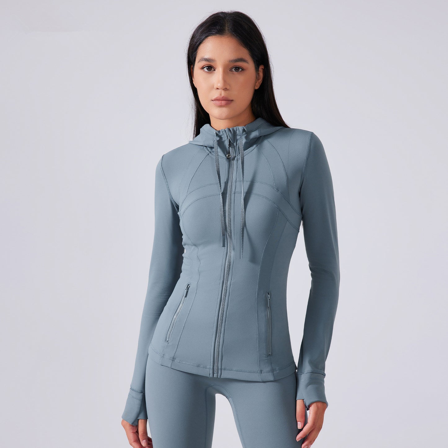 Om Zipper Pocket Fitted Jacket