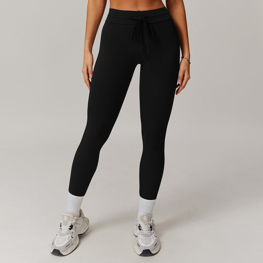 High-Waist Drawstring Legging