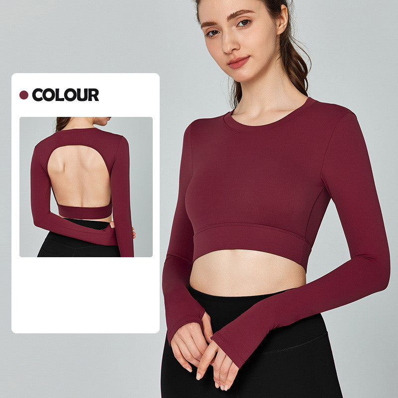 Shanti Long Sleeve Cropped Top