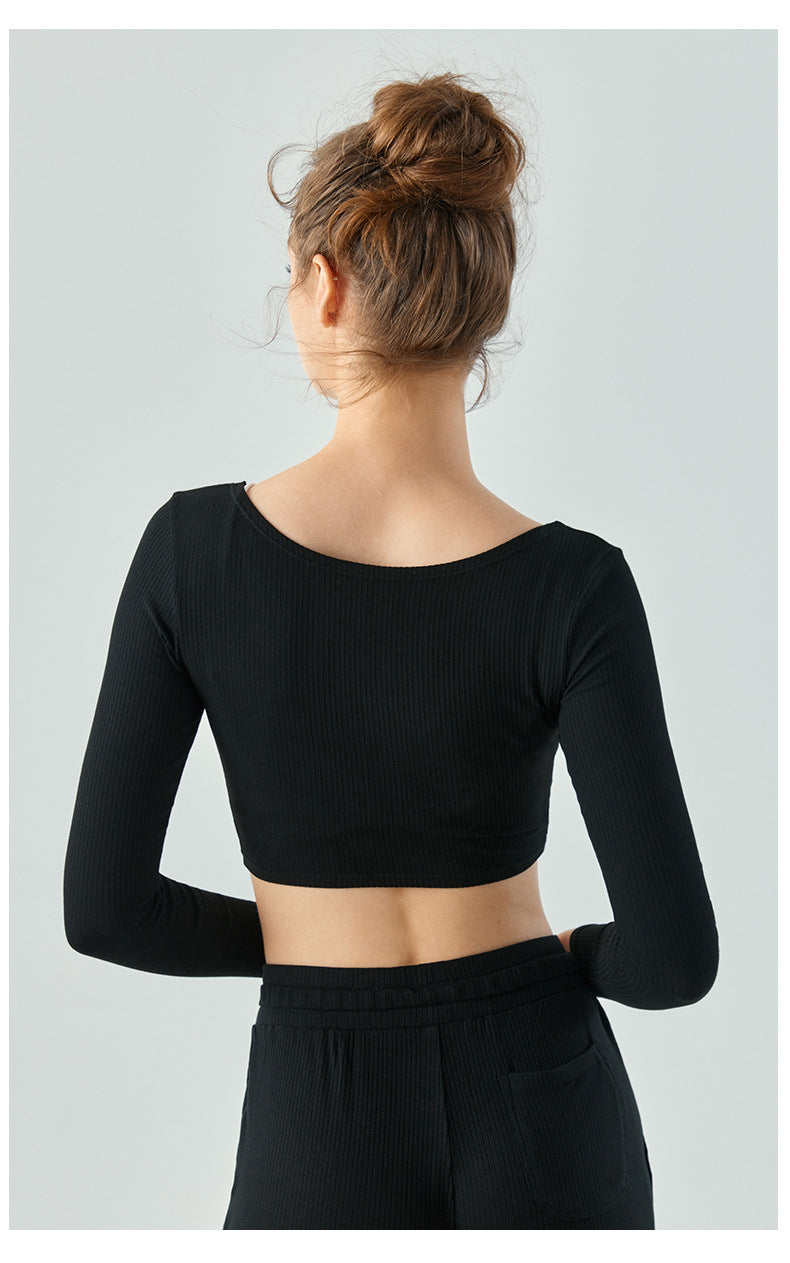 Astounding Ribbed Cropped Top