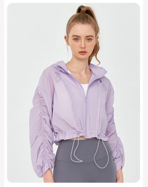 Cropped Comfy Zipped Hoodie – MB Yoga