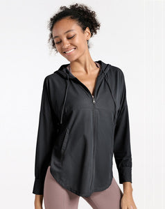 Lightweight Zip Up Hoodie